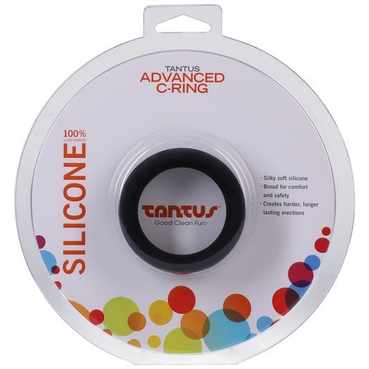 Cock Ring Advanced 1 3/4 inches Black